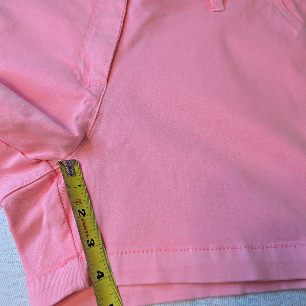 Chic High Waist Pink Women's Shorts - Picture 9 of 11